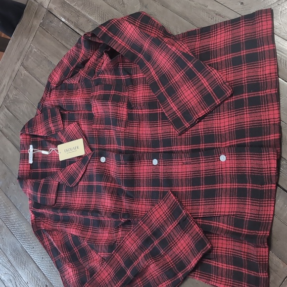 Cozy Red Plaid Pajamas - Picture 2 of 5